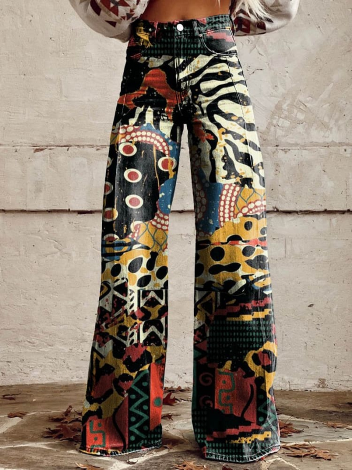 Mia™ | Modern Colourful Wide Leg Pants