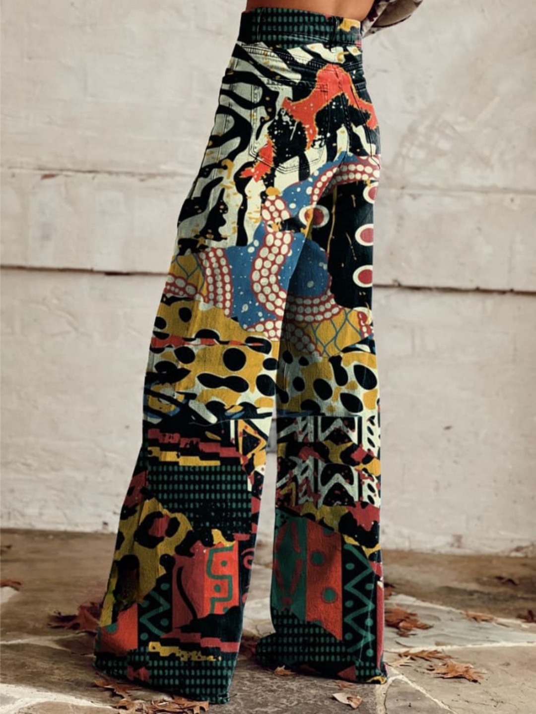Mia™ | Modern Colourful Wide Leg Pants