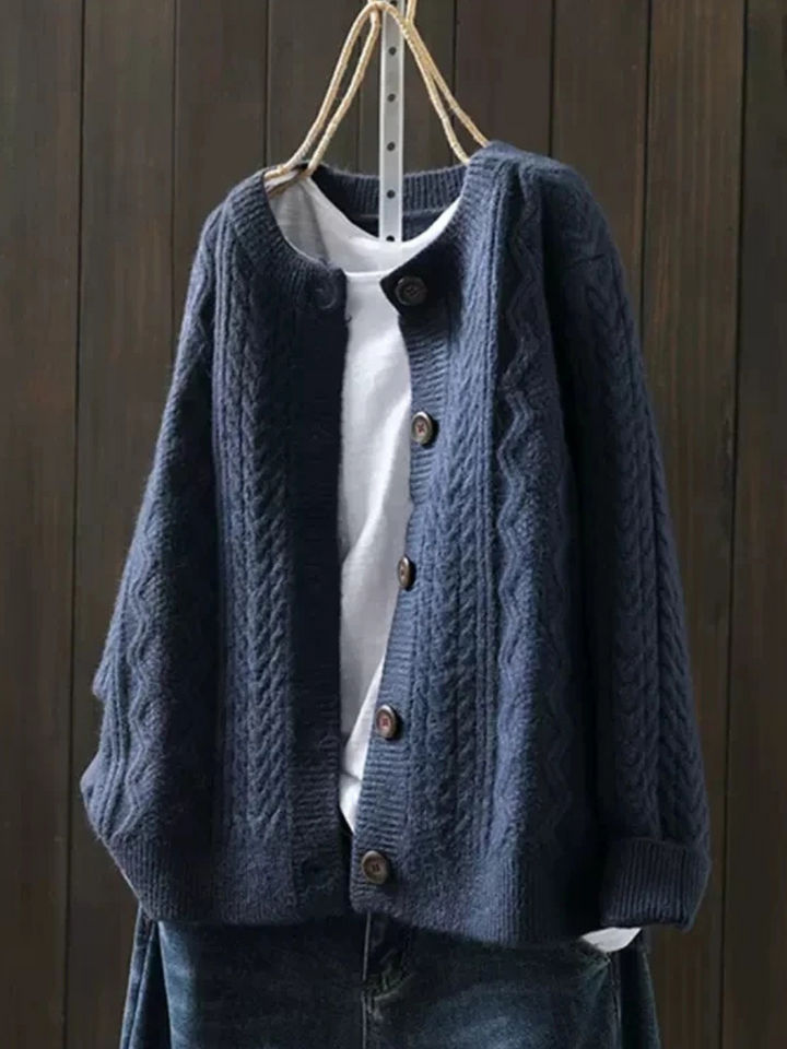 Lorenza Cable Knit Cardigan