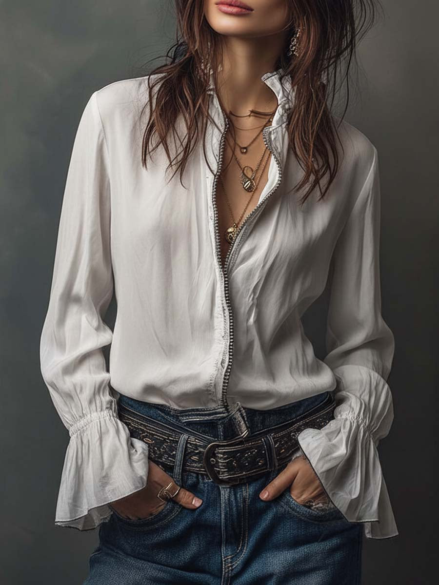 Erica | Long Embroidered Velvet Jacket