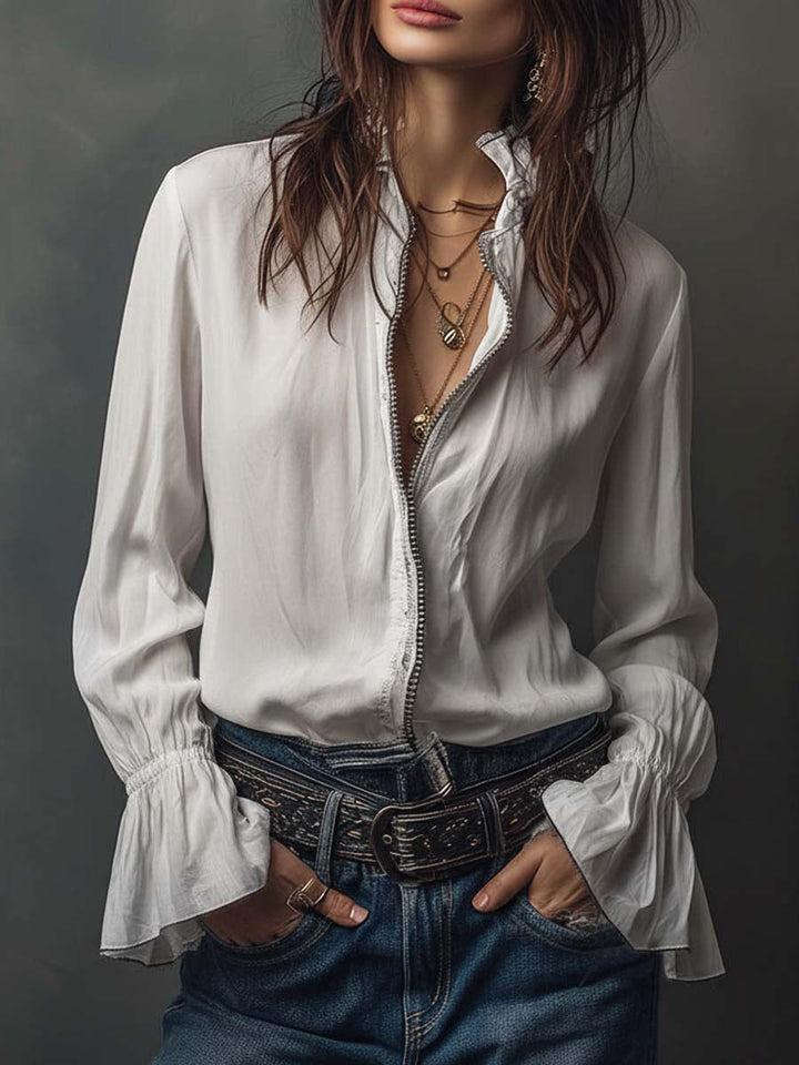 Erica | Long Embroidered Velvet Jacket