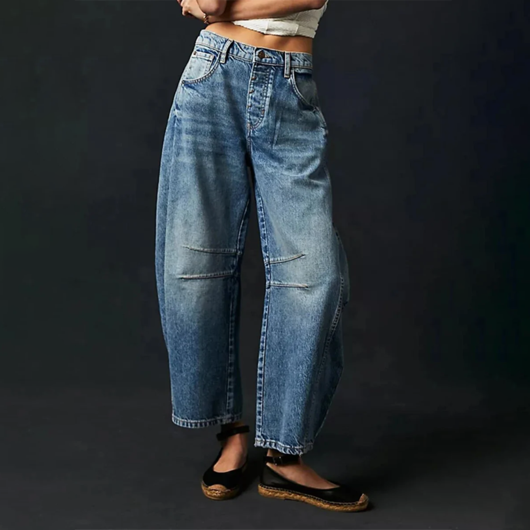Ellie™ | Comfort Wide Leg Jeans