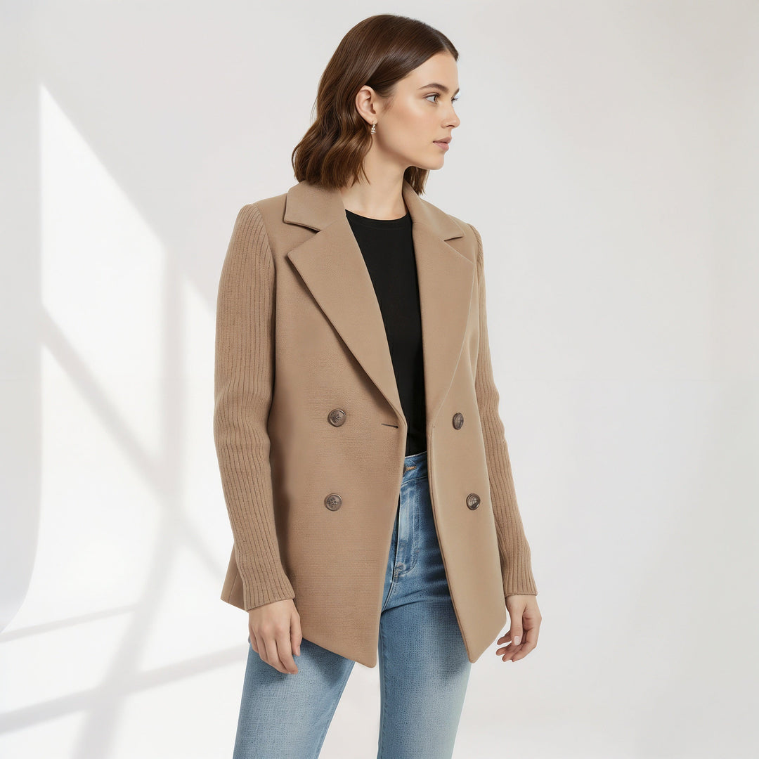 Sasha | Casual Ribbed Knit Blazer