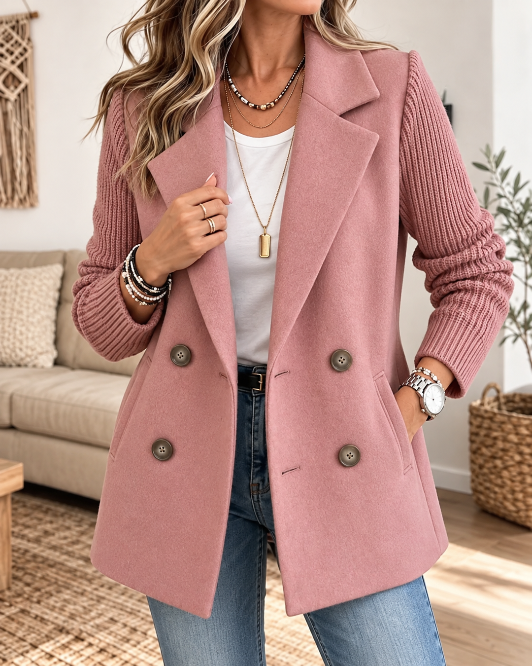 Ginette™ | Tailored Elegance, Knitted Comfort
