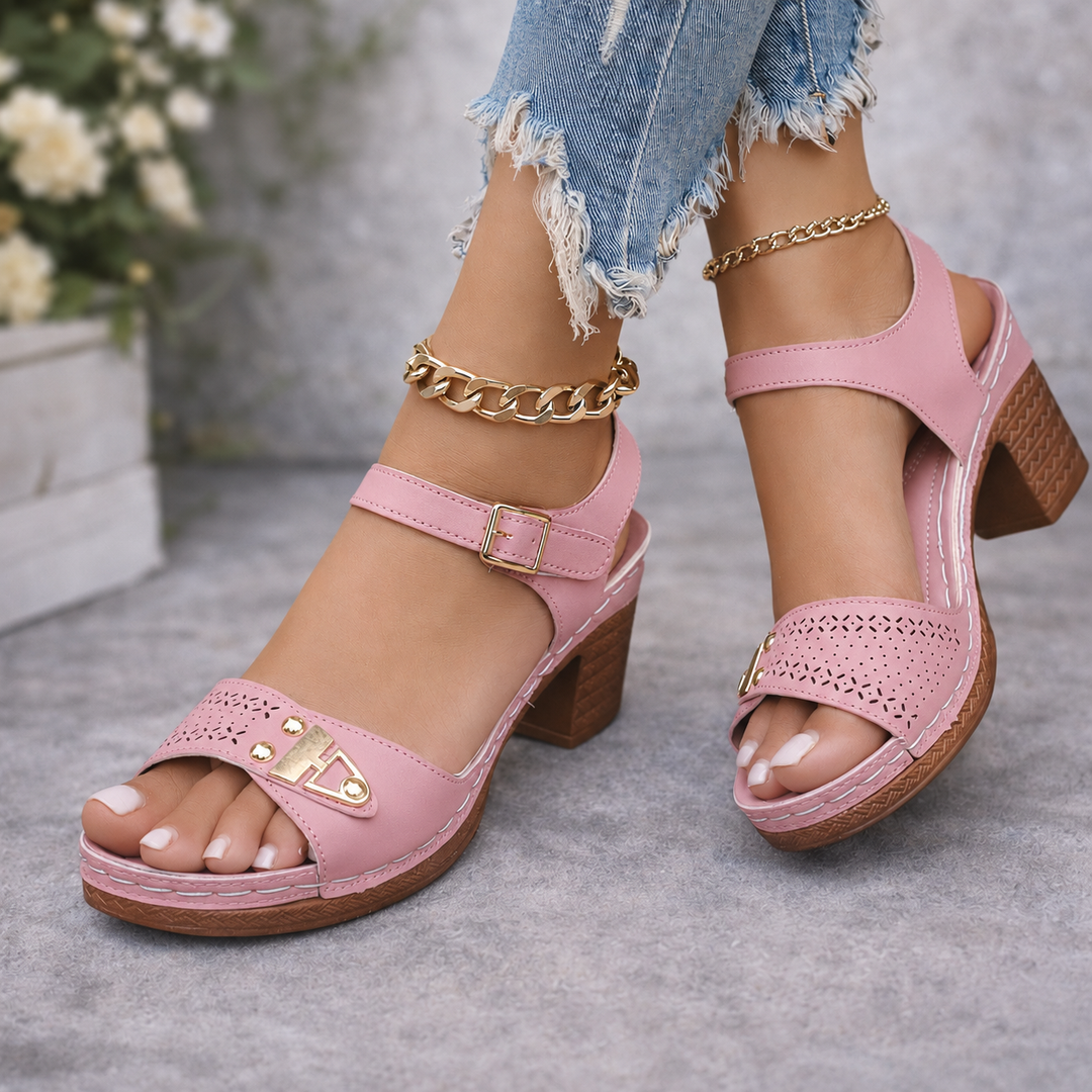 Sylvie | Comfortable Heeled Sandals