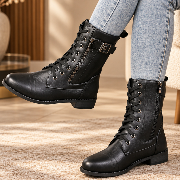 Hillary | Vintage Leather Boots