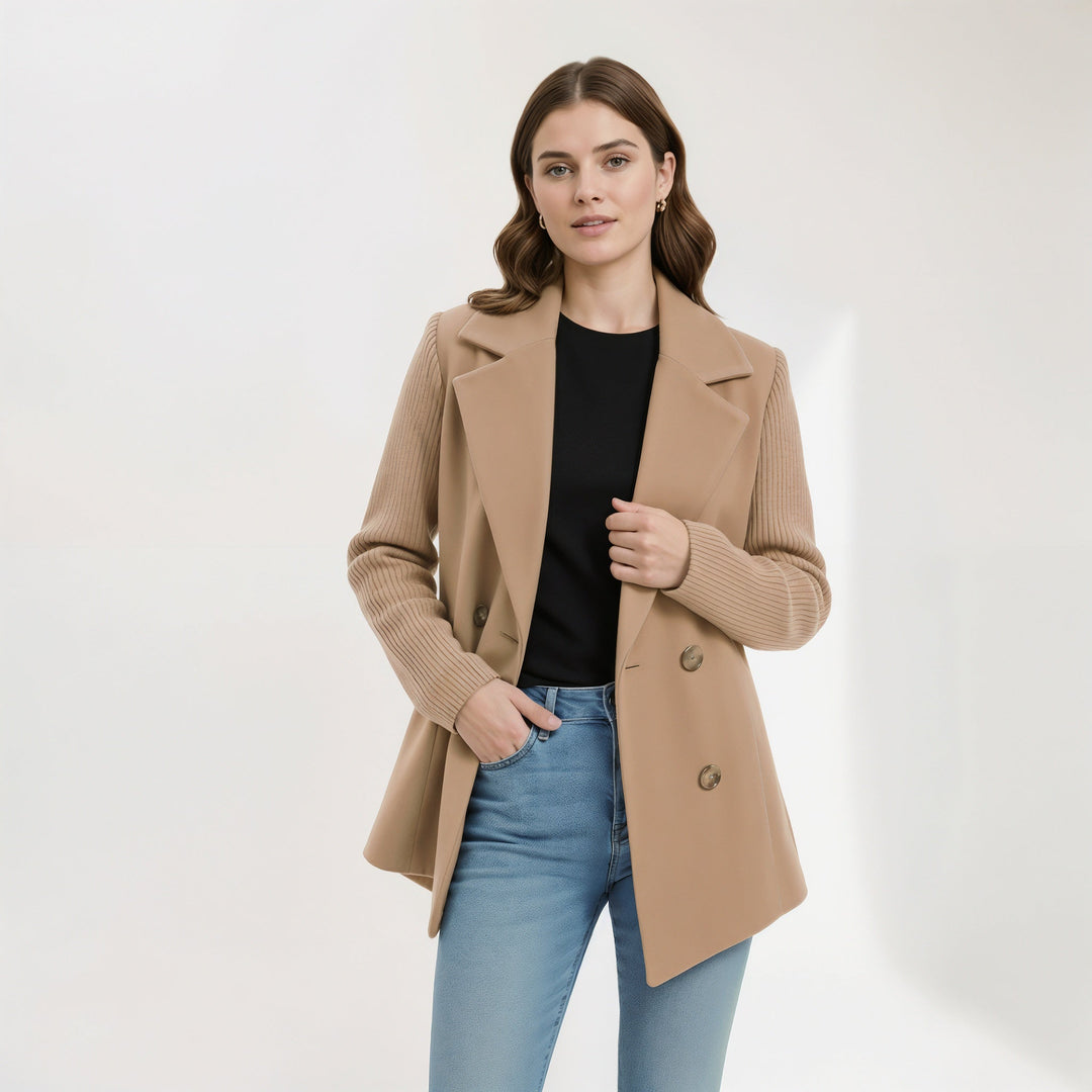 Sasha | Casual Ribbed Knit Blazer