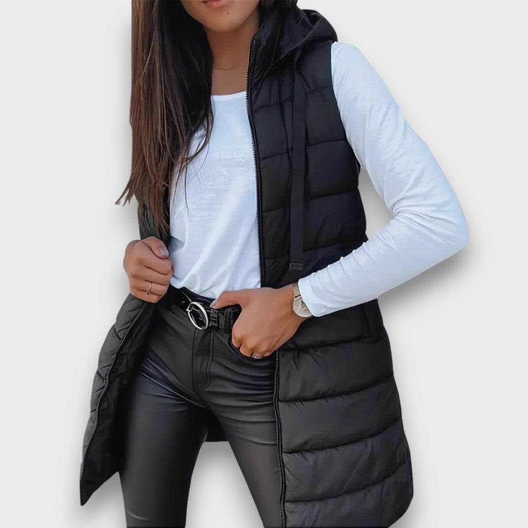 Kaira – Casual Hooded Quilted Vest