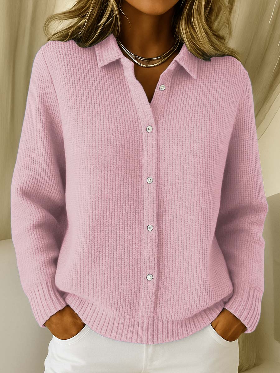 Maeve | Classic Buttoned Knit Cardigan