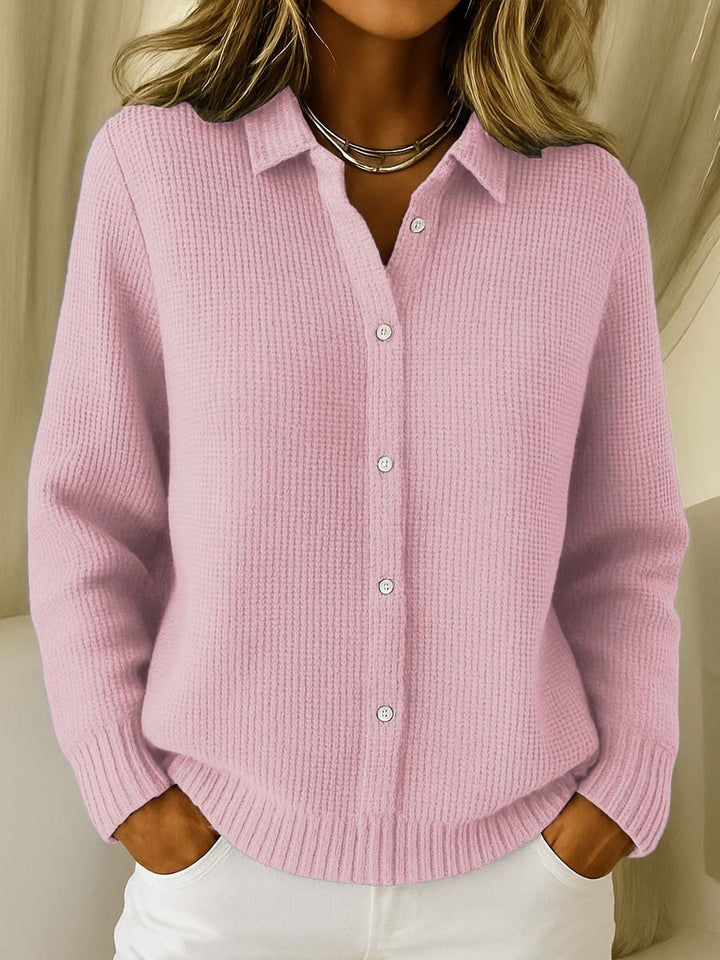 Maeve | Classic Buttoned Knit Cardigan