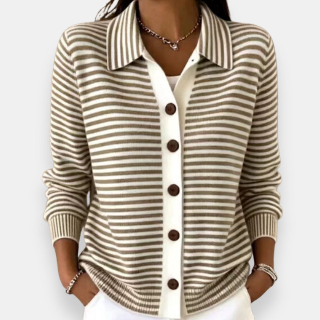 Paulette™ | Timeless Striped Elegance