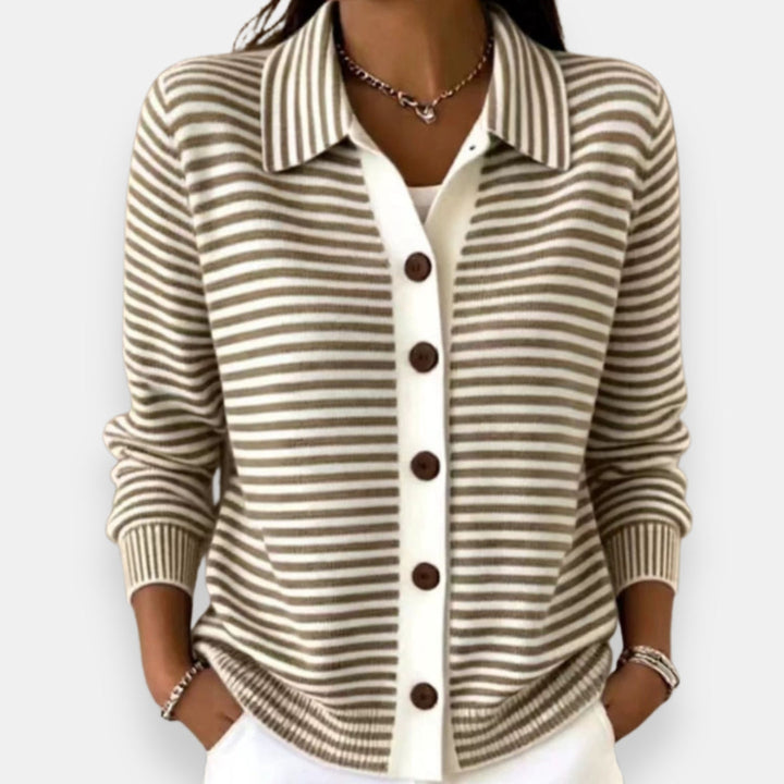 Paulette™ | Timeless Striped Elegance