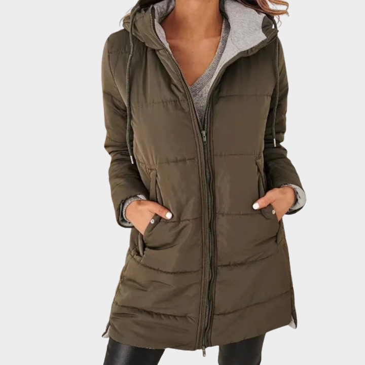Fiora | Casual Hooded Puffer Coat
