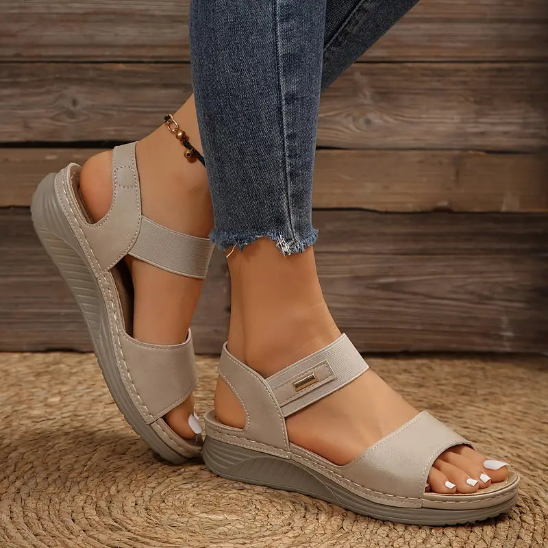 Cheryl - Wedge Heel Orthopedic Sandals