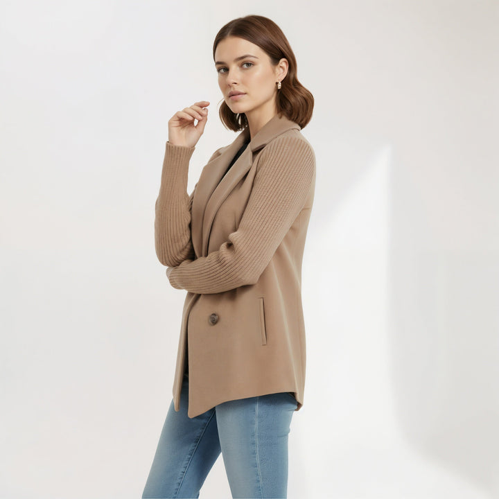 Sasha | Casual Ribbed Knit Blazer