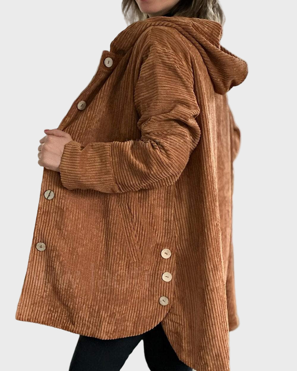 Indie | Corduroy Hooded Jacket