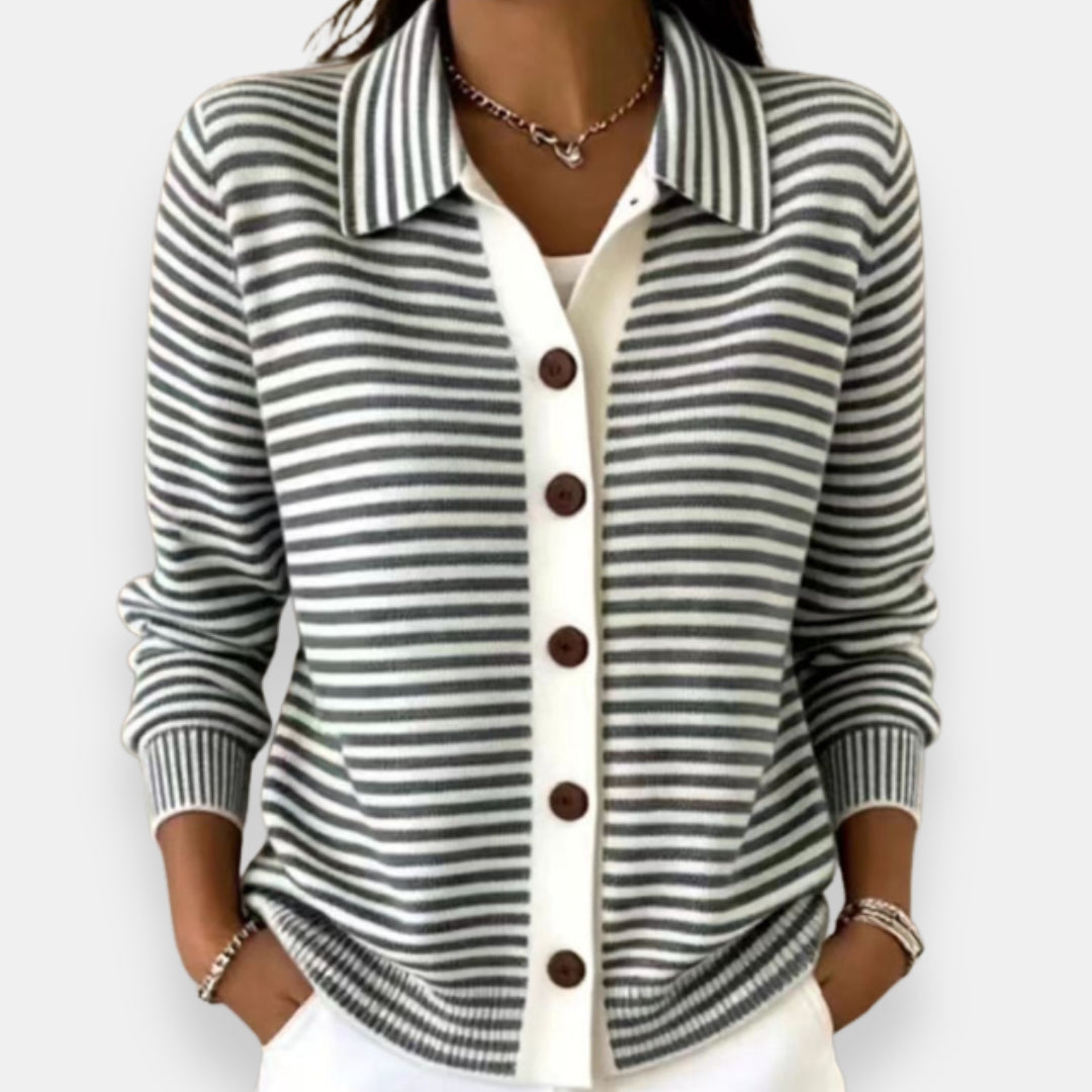 Paulette™ | Timeless Striped Elegance