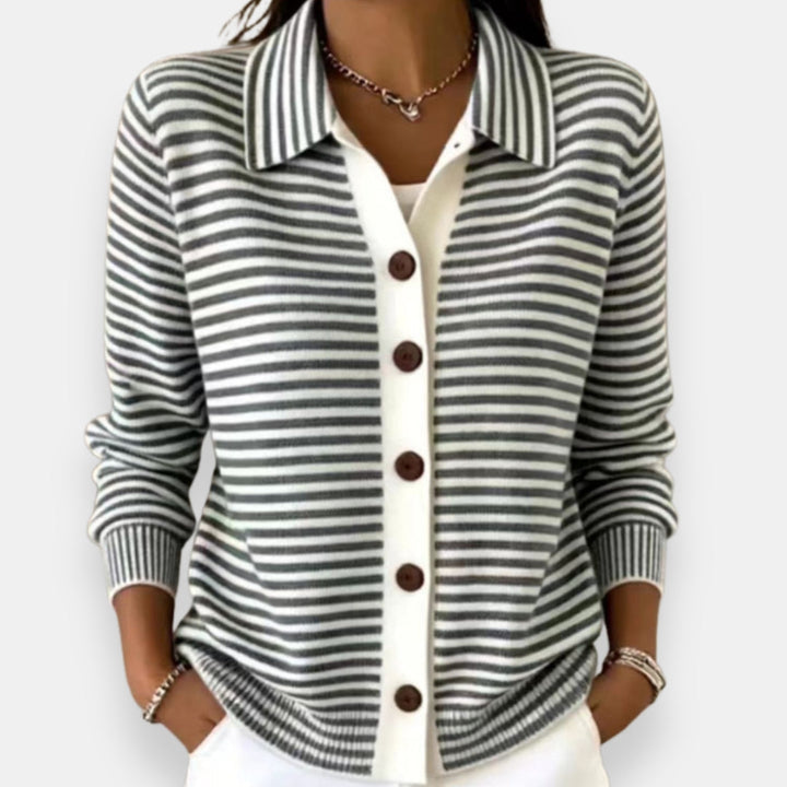 Paulette™ | Timeless Striped Elegance