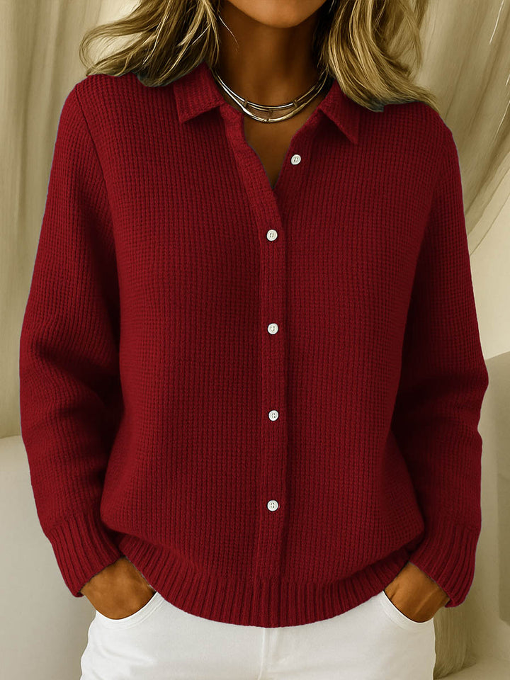 Maeve | Classic Buttoned Knit Cardigan