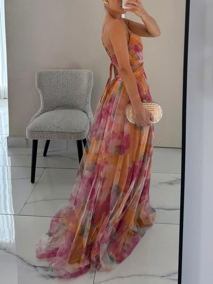 Camille | Elegant Floral Maxi Dress