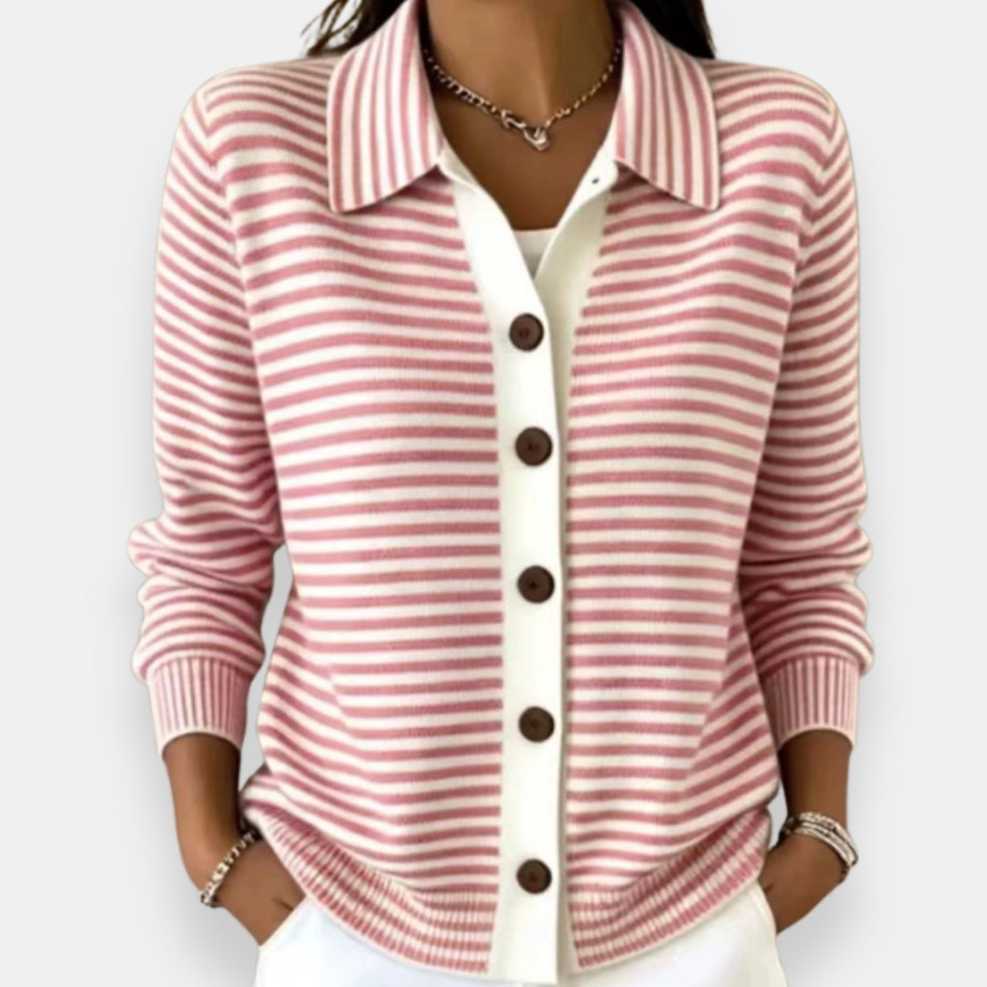 Paulette™ | Timeless Striped Elegance