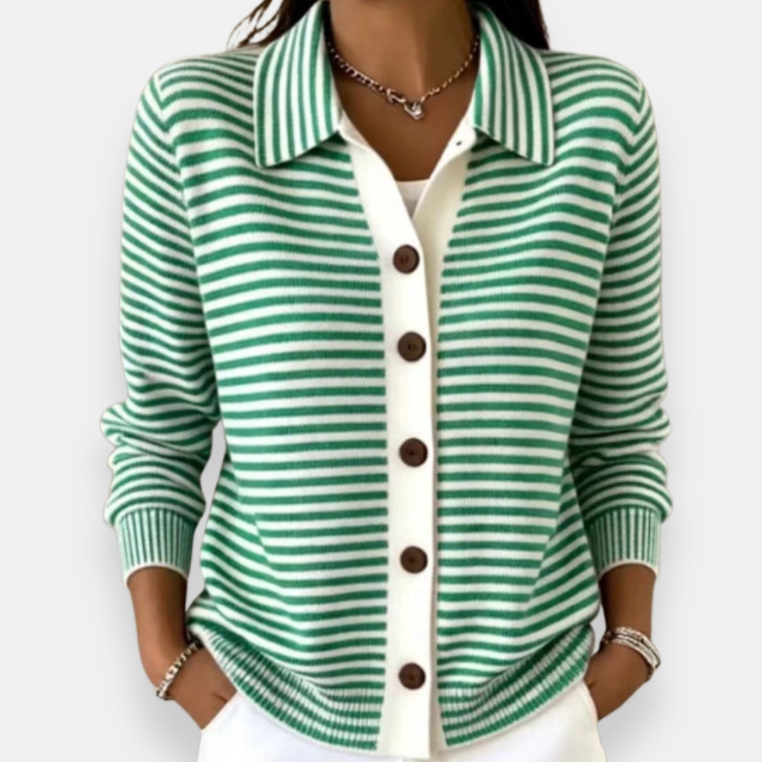 Paulette™ | Timeless Striped Elegance