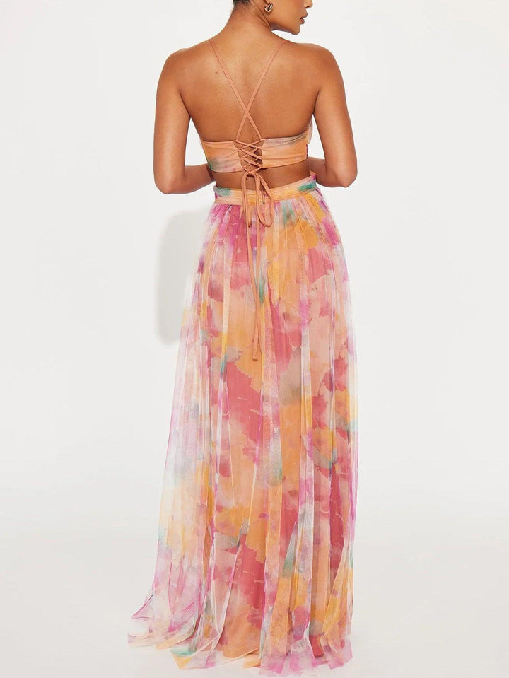 Camille | Elegant Floral Maxi Dress