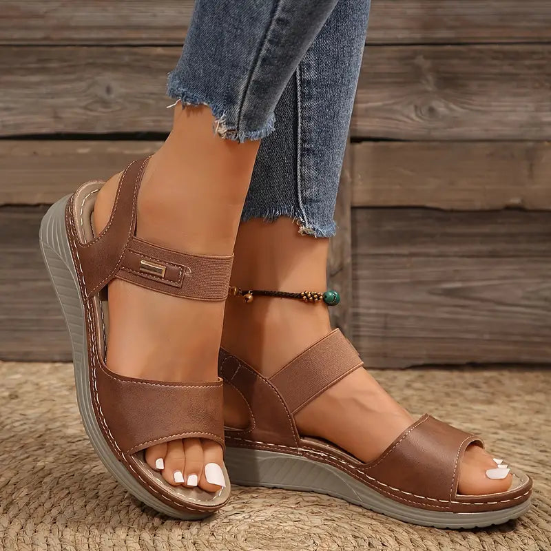 Cheryl - Wedge Heel Orthopedic Sandals