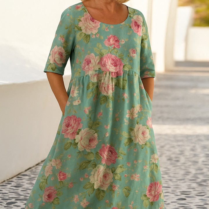Emma | Casual Midi Dress - Everyday Elegance
