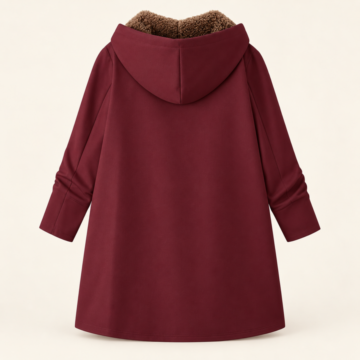 Evelyn™ | Cozy Lined Hooded Coat
