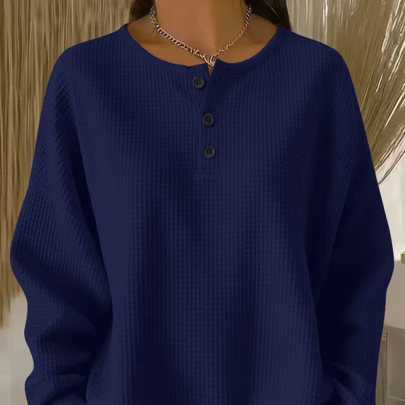 Becca™ - Relaxed V-Neck Knit Top
