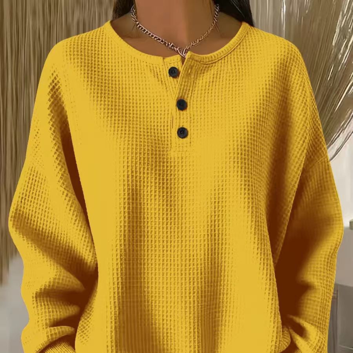 Becca™ - Relaxed V-Neck Knit Top