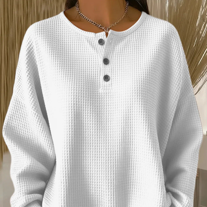 Becca™ - Relaxed V-Neck Knit Top