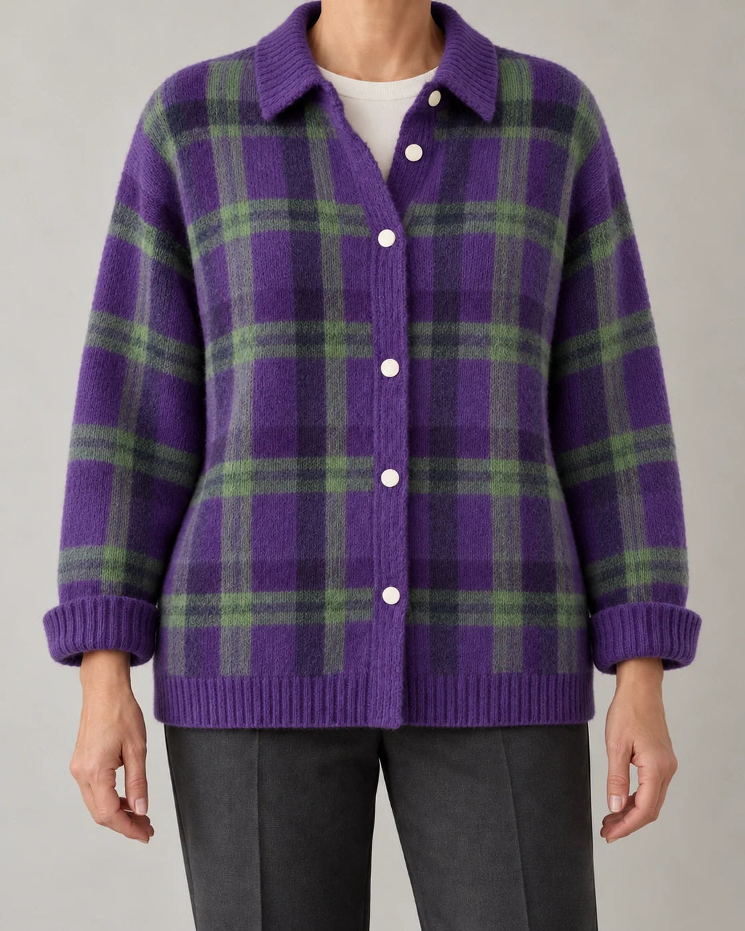 Candida | Plaid Cardigan