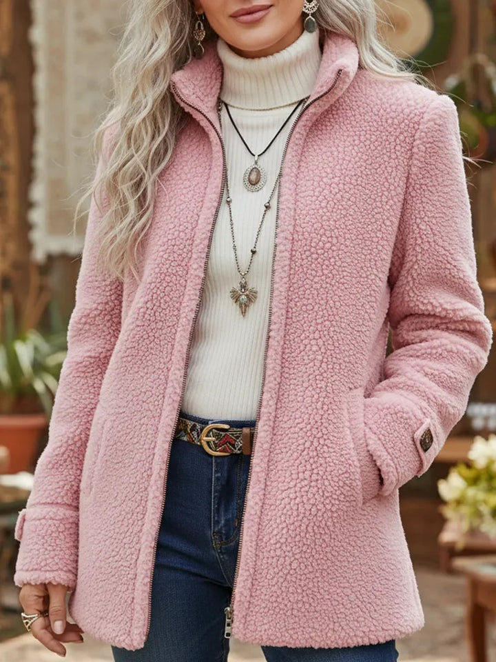 Cassandra | Soft and Elegant Zip-Up Jacket