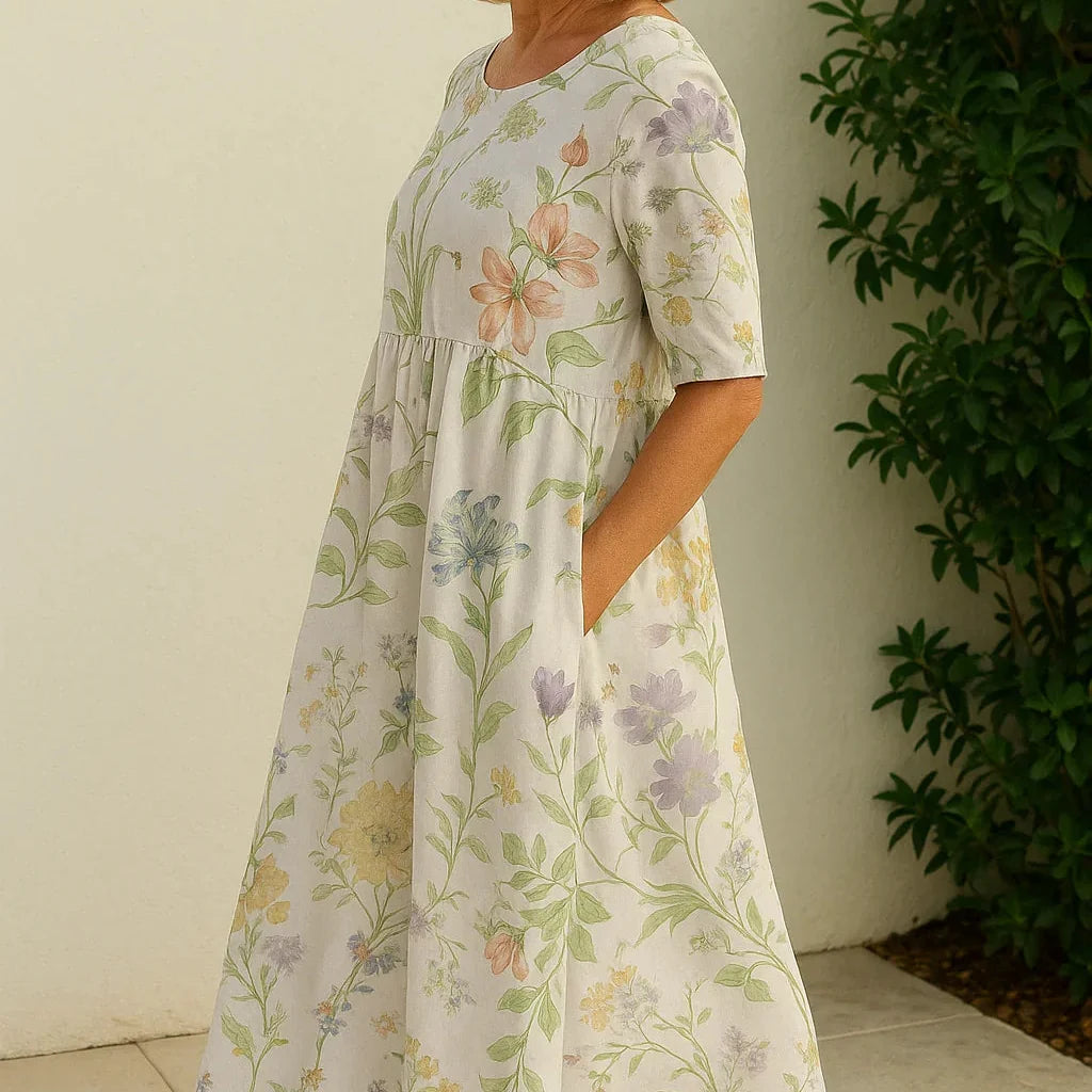 Emma | Casual Midi Dress - Everyday Elegance