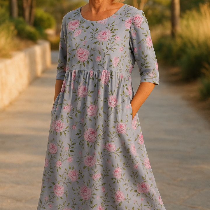 Emma | Casual Midi Dress - Everyday Elegance