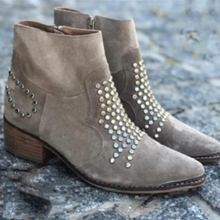Fernande™ | Easy Studded Ankle Boots