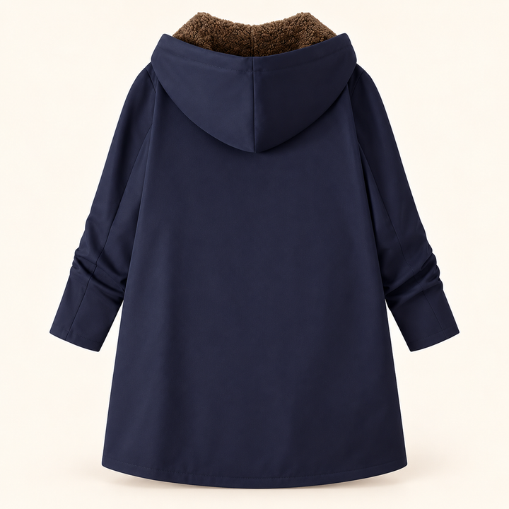 Heather | Cozy Hooded Longline Coat