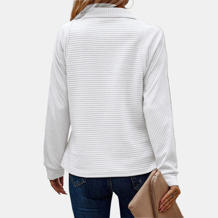 Maevira | Half Zip Detail Sweater