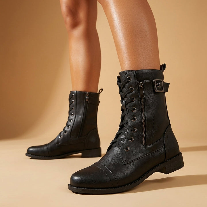 Hillary | Vintage Leather Boots