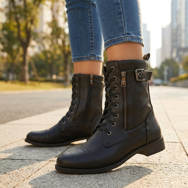 Hillary | Vintage Leather Boots