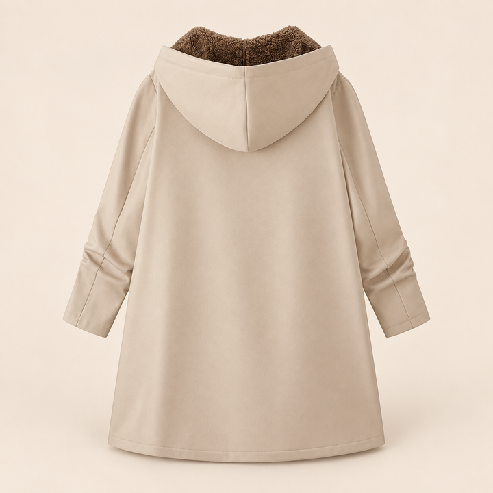 Evelyn™ | Cozy Lined Hooded Coat