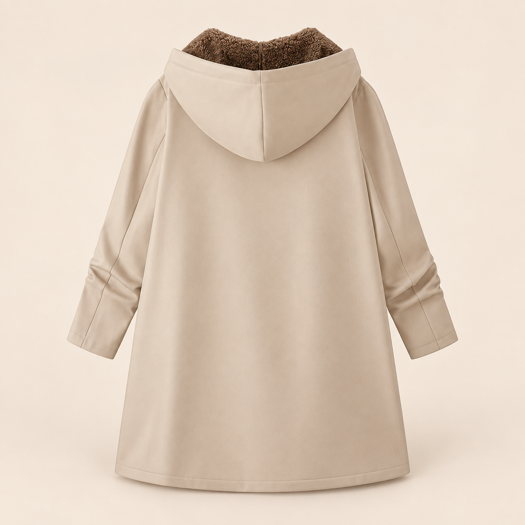 Heather | Cozy Hooded Longline Coat