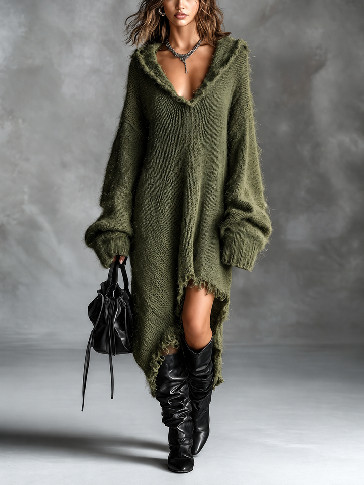 Hailey | Hooded Midi Dress