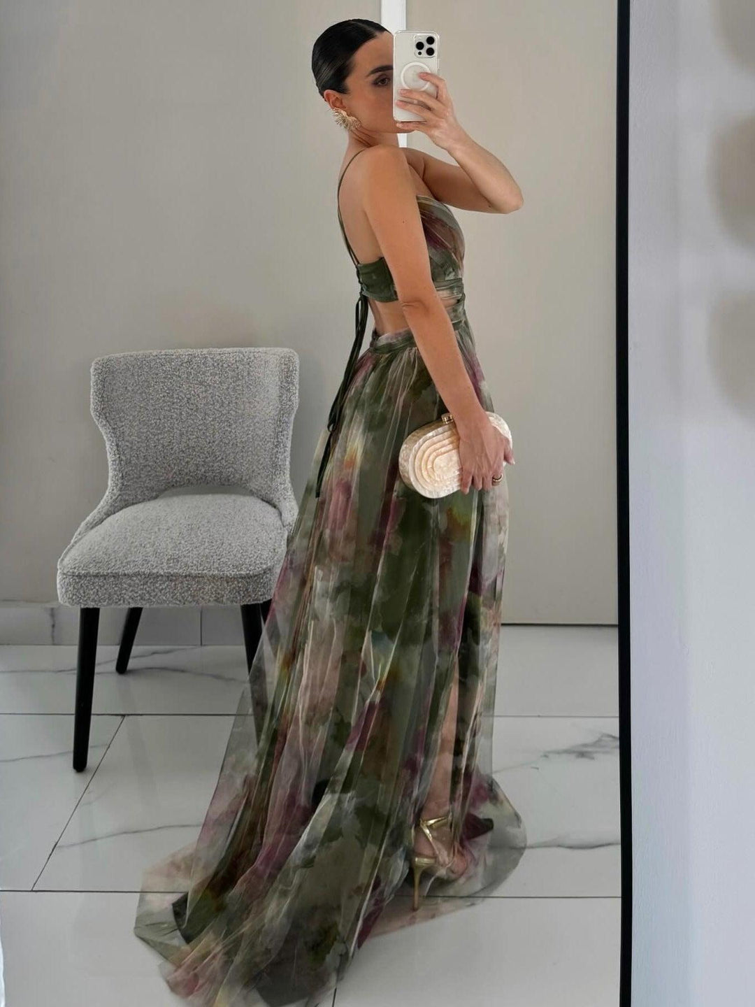 Camille | Elegant Floral Maxi Dress