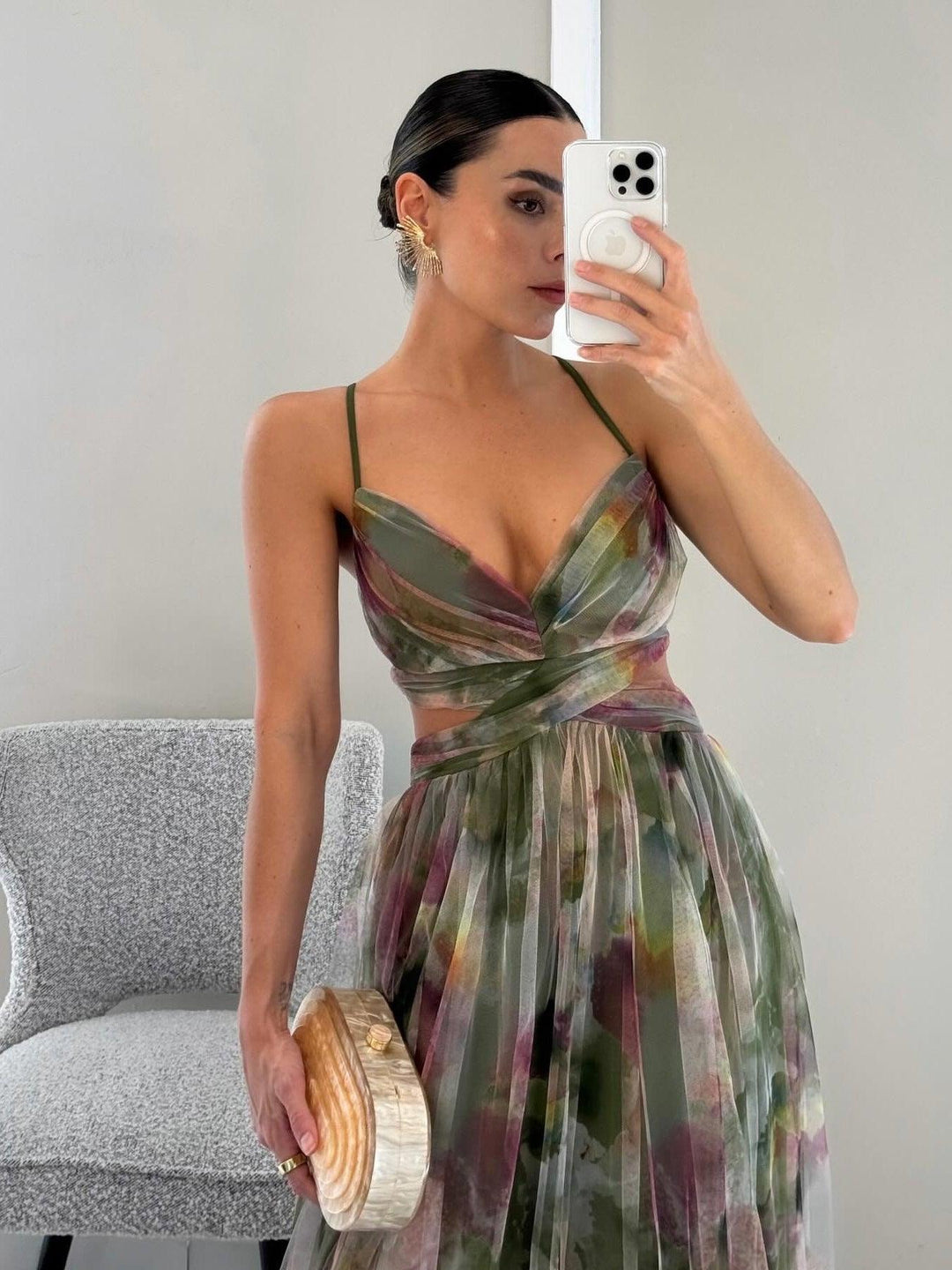 Camille | Elegant Floral Maxi Dress