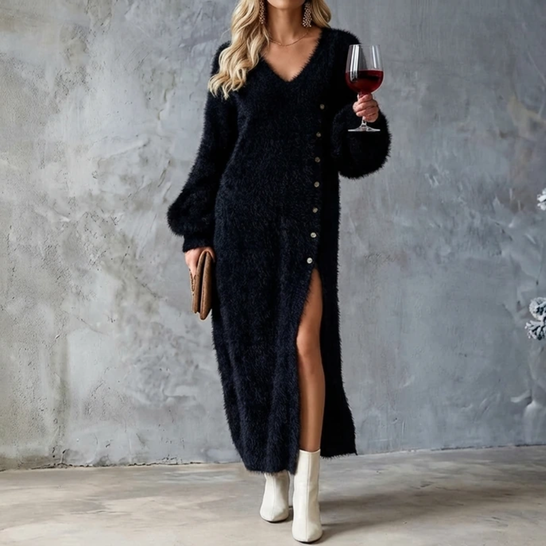 Coravine™ | Chic and Casual Sweater Dress