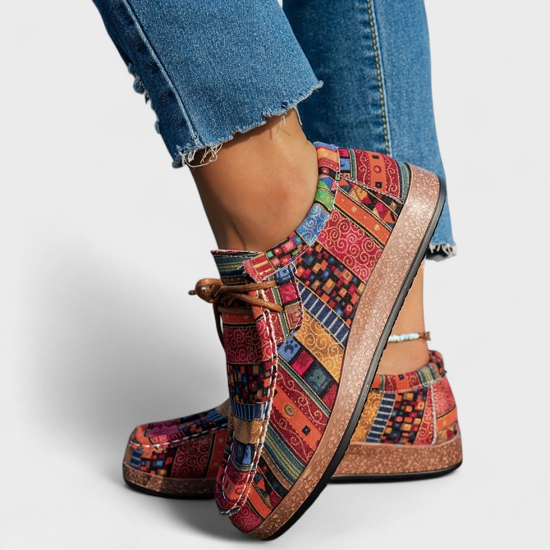 Kayla | Comfortable Shoes with Artistic Patterns