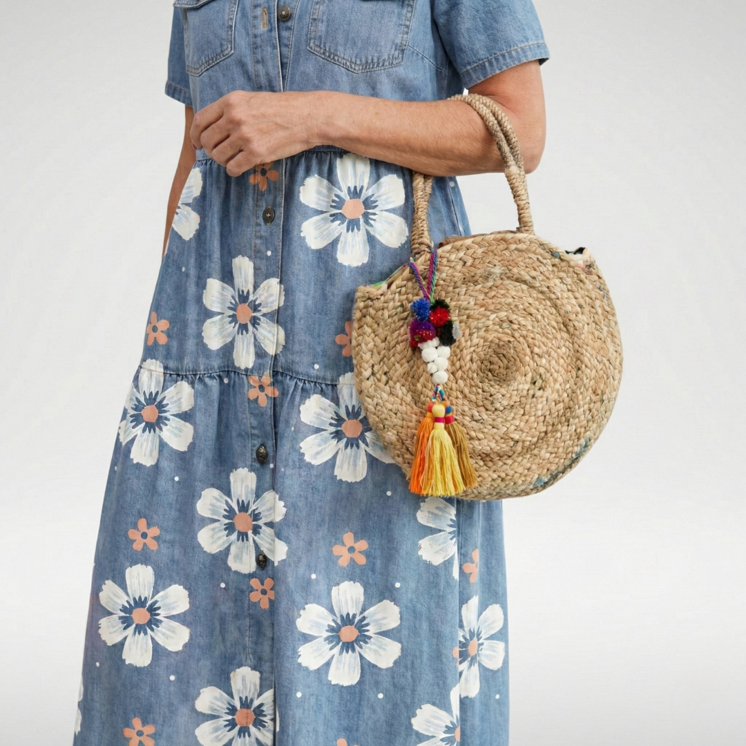 Kirra™ | Floral Denim Dress